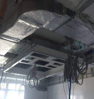 Монтаж системы вентиляции и прокладка воздуховодов на производстве